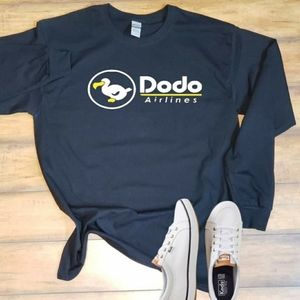 Solid Black DAL Long-sleeved Tee